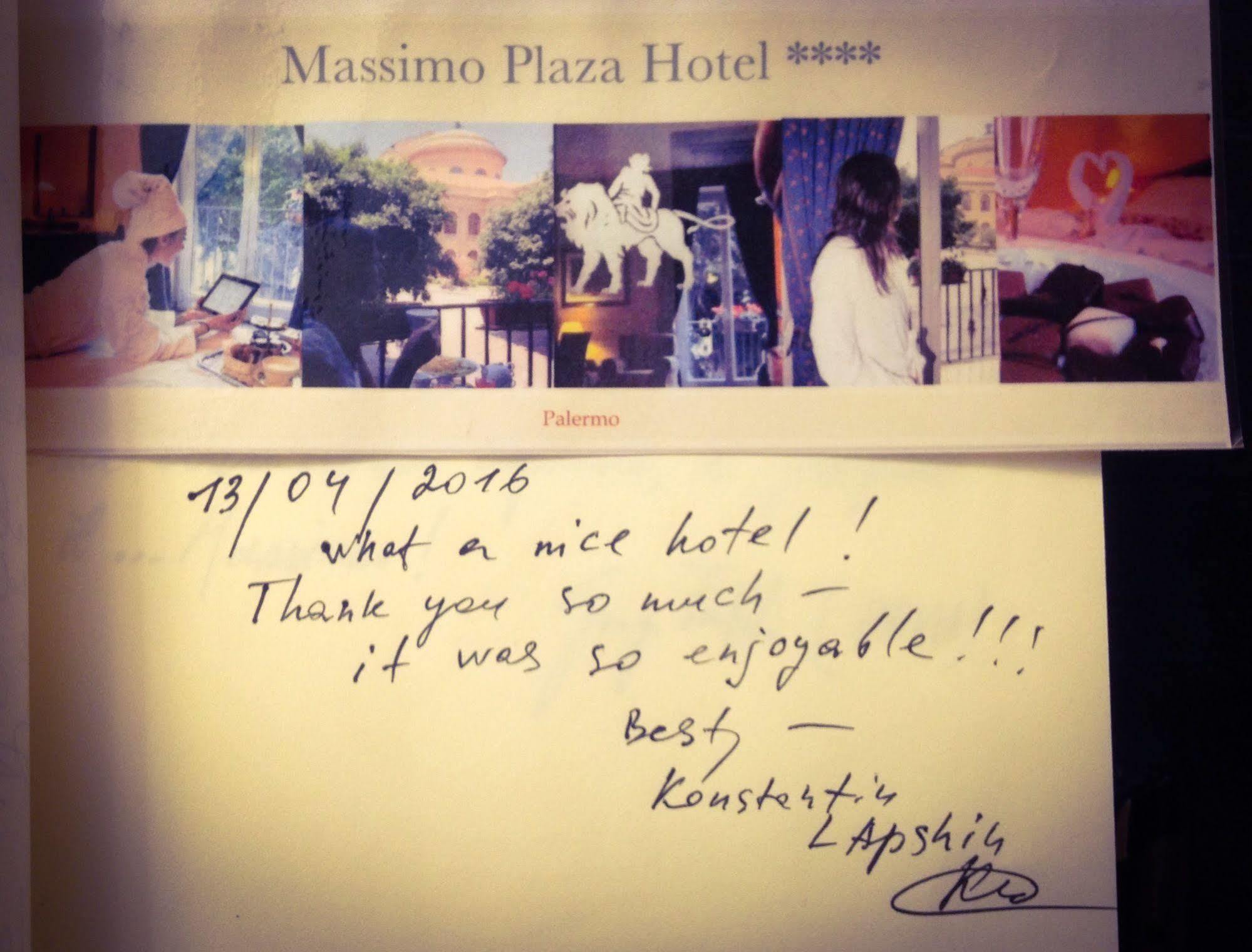 Massimo Plaza Hotel Palermo Eksteriør billede